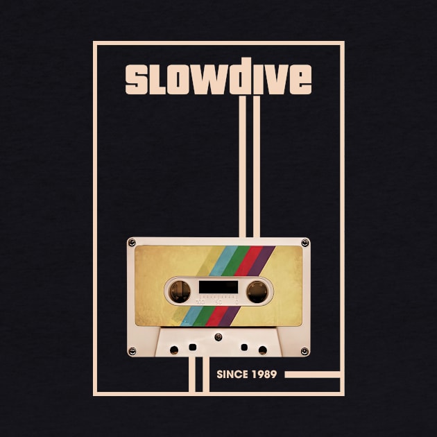 Slowdive Music Retro Cassette Tape by Computer Science